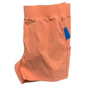 1X Columbia Womens Leslie Falls New Pull On Shorts Zip Pocket